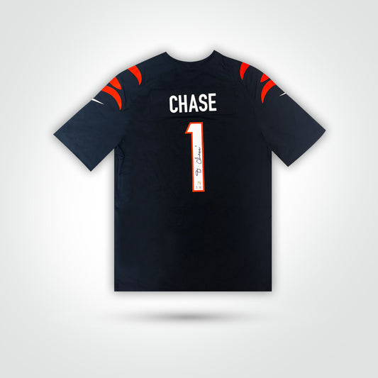 Ja'Marr Chase Signed Bengals Nike Game Jersey - The Real Autograph