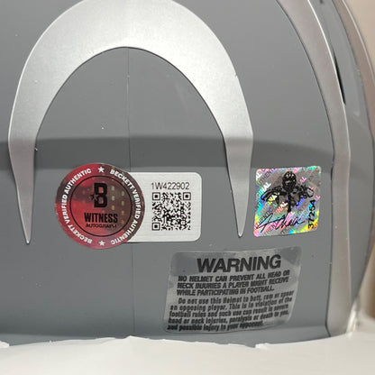 Ja'Marr Chase Signed Bengals Slate Mini Helmet