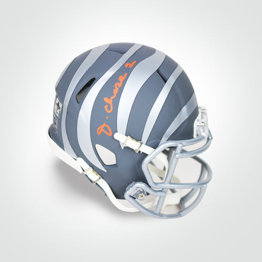 Ja'Marr Chase Signed Bengals Slate Mini Helmet