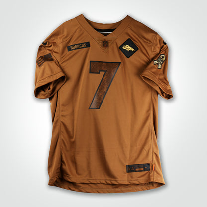 John Elway Signed Broncos Nike Salute to Service Jersey