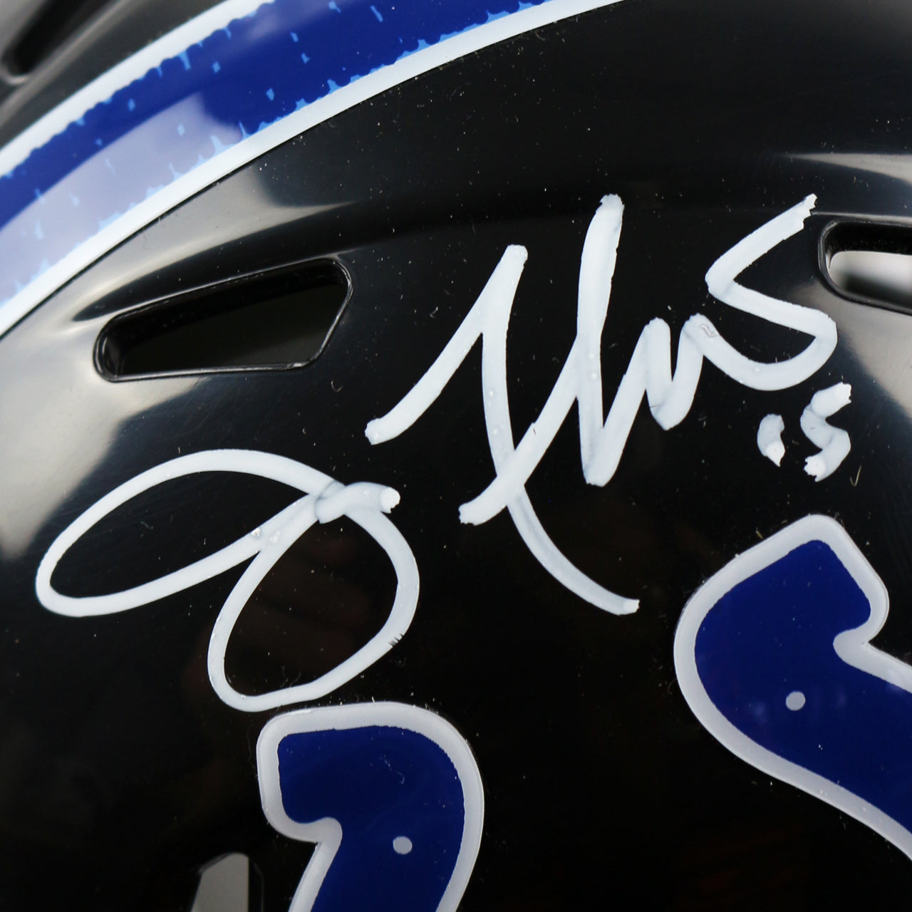 Joe Flacco Signed Colts Alternate Speed Mini Helmet