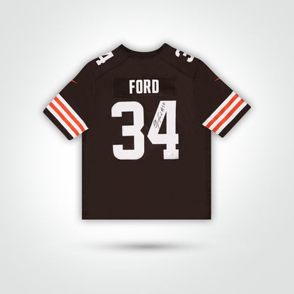 Jerome Ford Signed Browns Nike Game Jersey