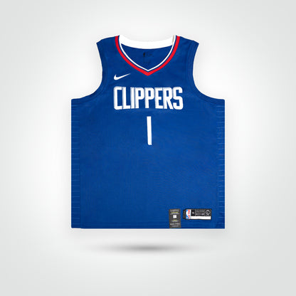 James Harden Signed Clippers Nike Swingman Jersey