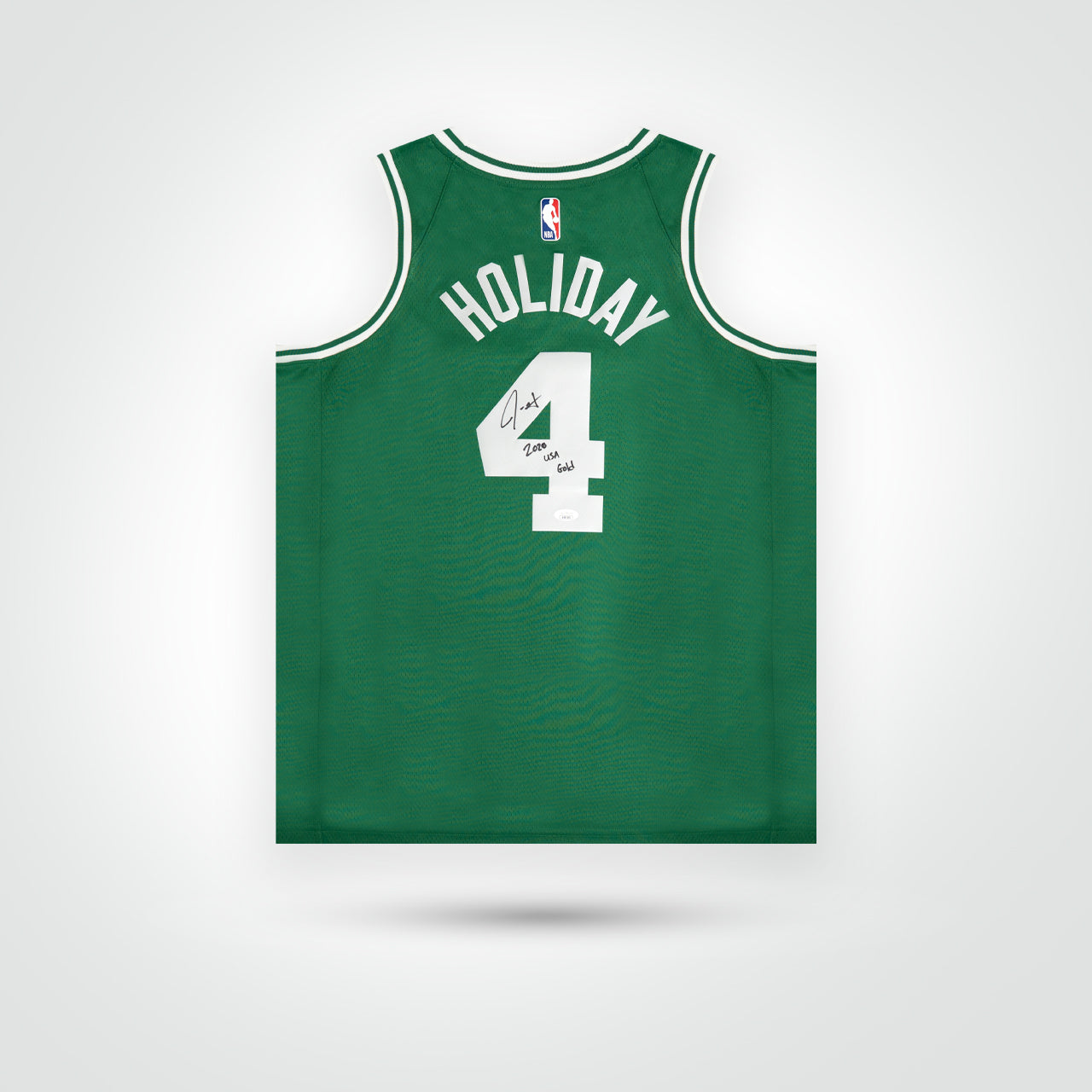 Jrue Holiday Signed Celtics Nike Jersey Inscribed "2020 USA Gold"