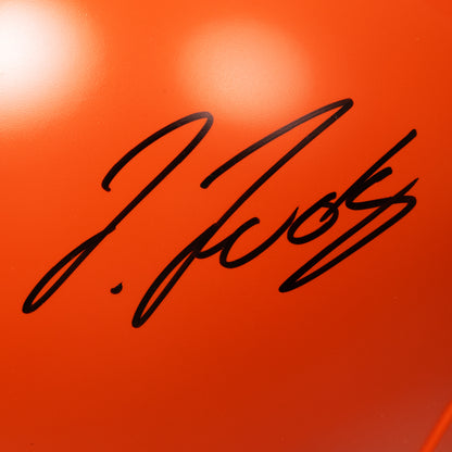 Jerry Jeudy Signed Browns Speed Full Size Replica Helmet - The Real Autograph