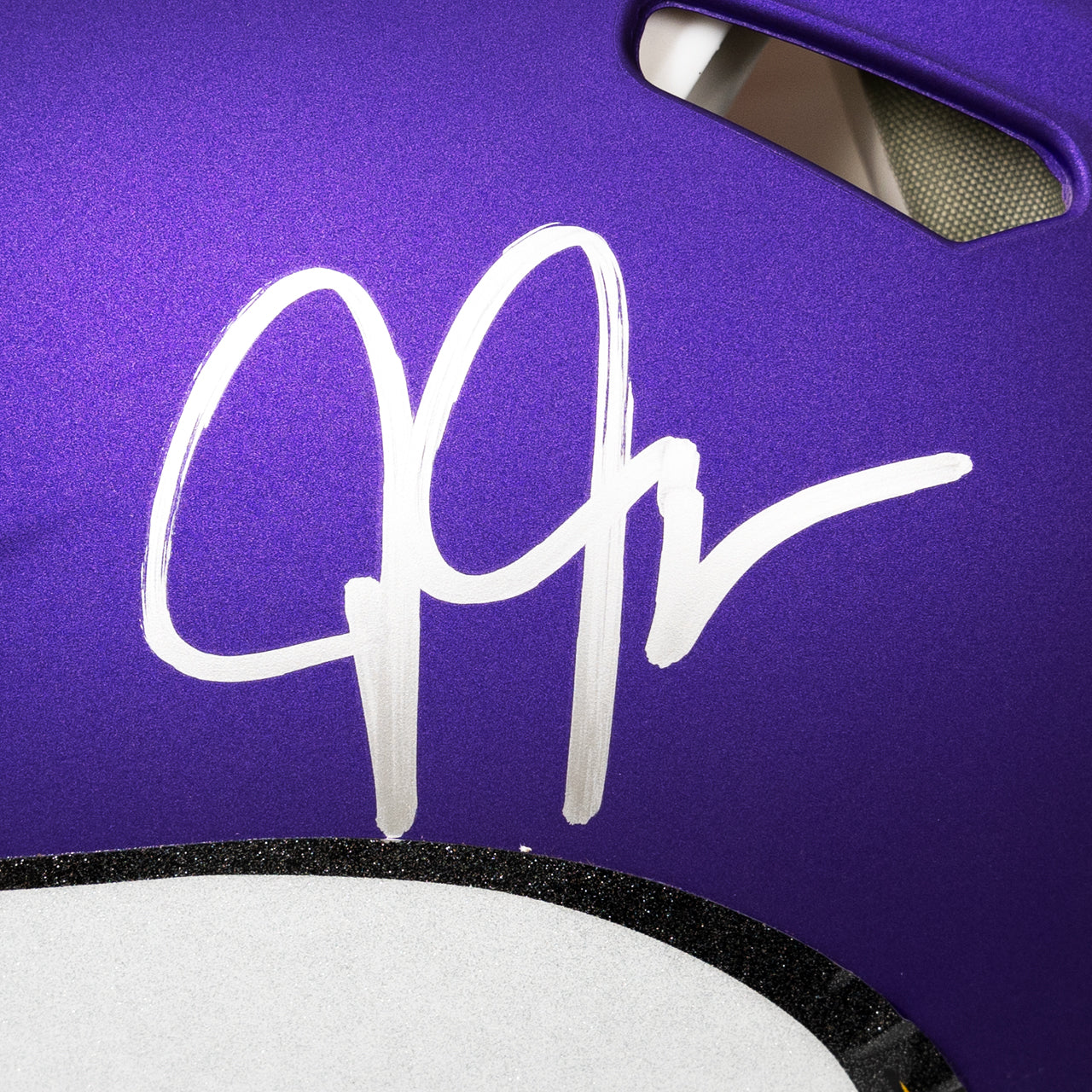 Justin Jefferson Signed Vikings Speed Full Size Authentic Helmet