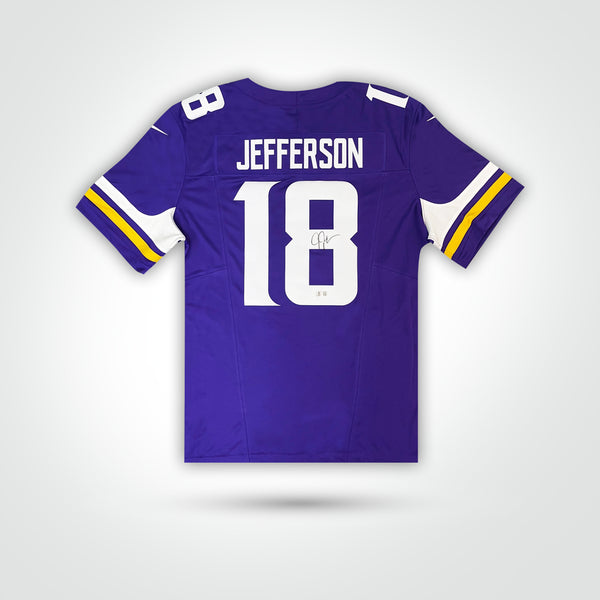 Justin Jefferson Signed Vikings Nike Limited Jersey | The Real