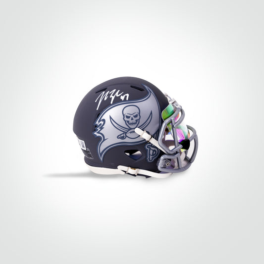 John Lynch Signed Buccaneers Slate Mini Helmet