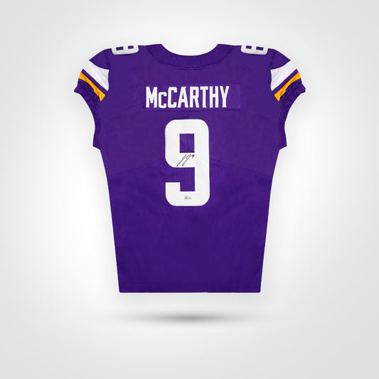 J.J McCarthy Signed Jersey - The Real Autograph