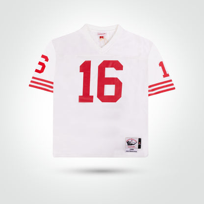 Joe Montana Signed 49ers Mitchell & Ness Authentic Jersey - The Real Autograph