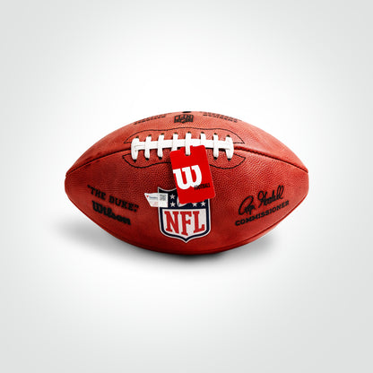 Tom Brady, Patrick Mahomes, and Joe Montana Triple Signed Duke Authentic Football