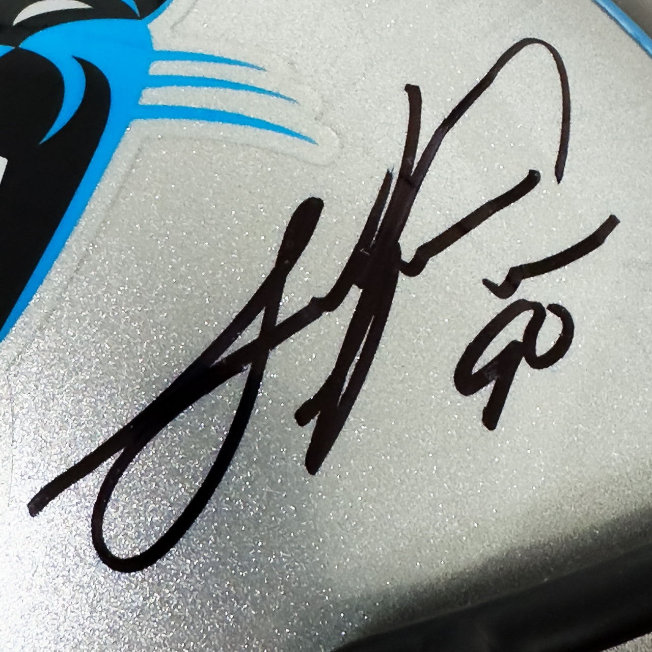 Julius Peppers Signed Panthers Speed Full Size Replica Helmet