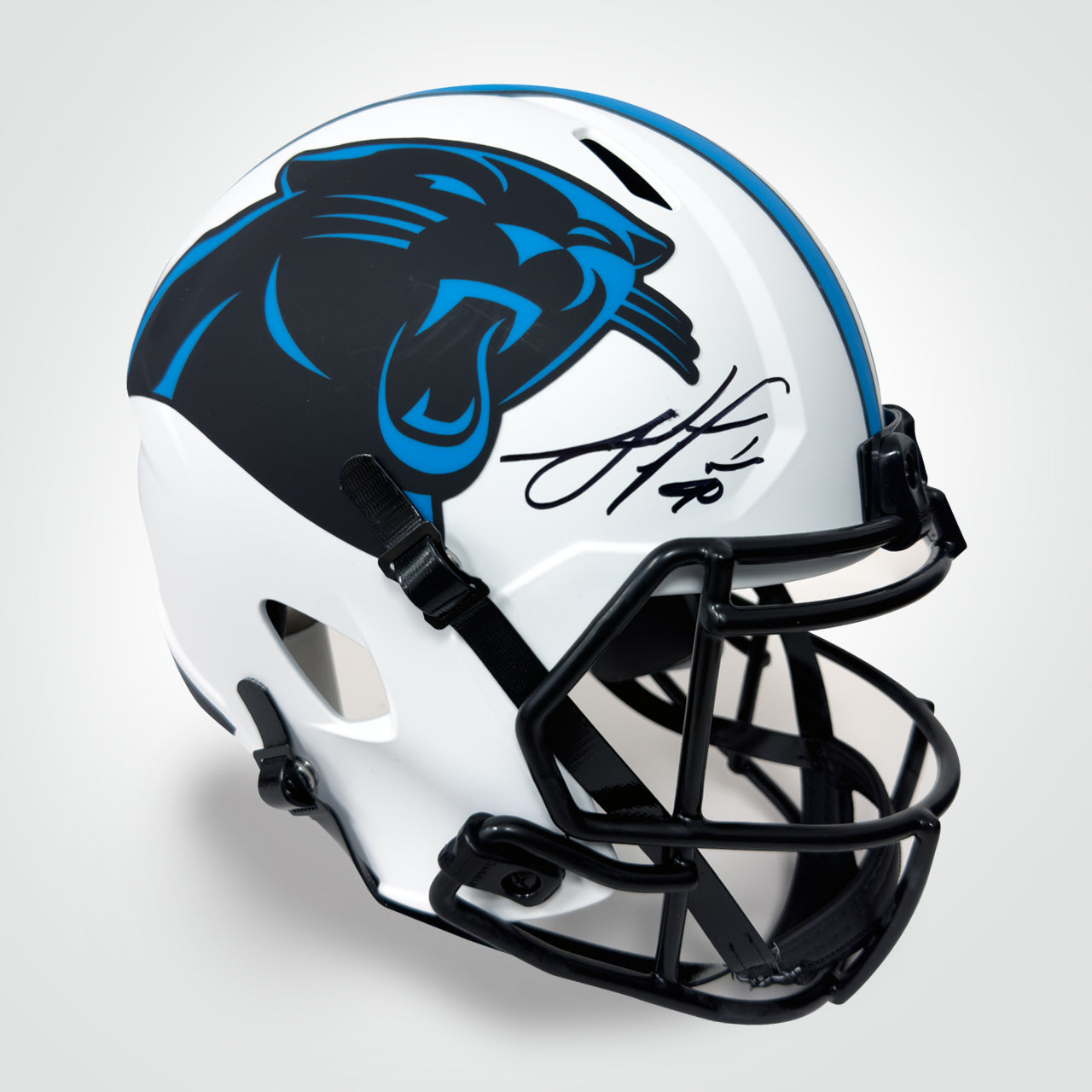 Julius Peppers Signed Panthers Lunar Eclipse Full Size Replica Helmet