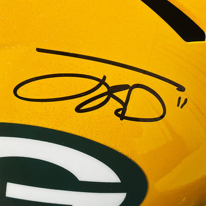 Jayden Reed Signed Packers Speed Full Size Replica Helmet