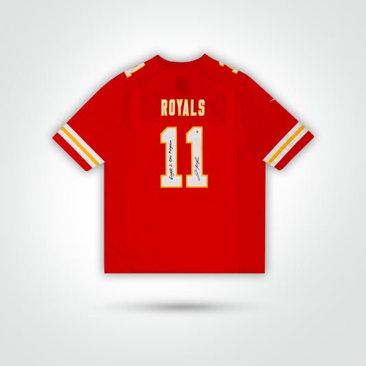 Jalen Royals Signed Chiefs Nike Game Jersey Inscribed "Royals 2 The Kingdom"