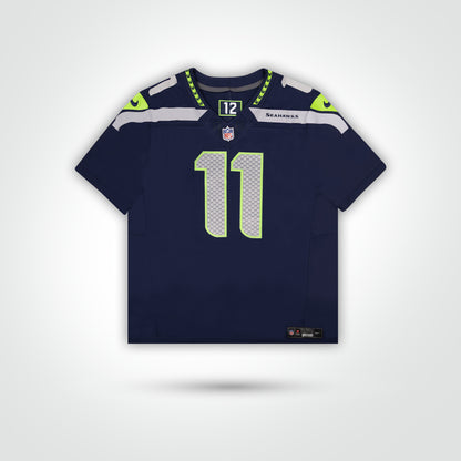 Jaxon Smith-Njigba Signed Seahawks Nike Limited Jersey Inscribed "Emerald City"
