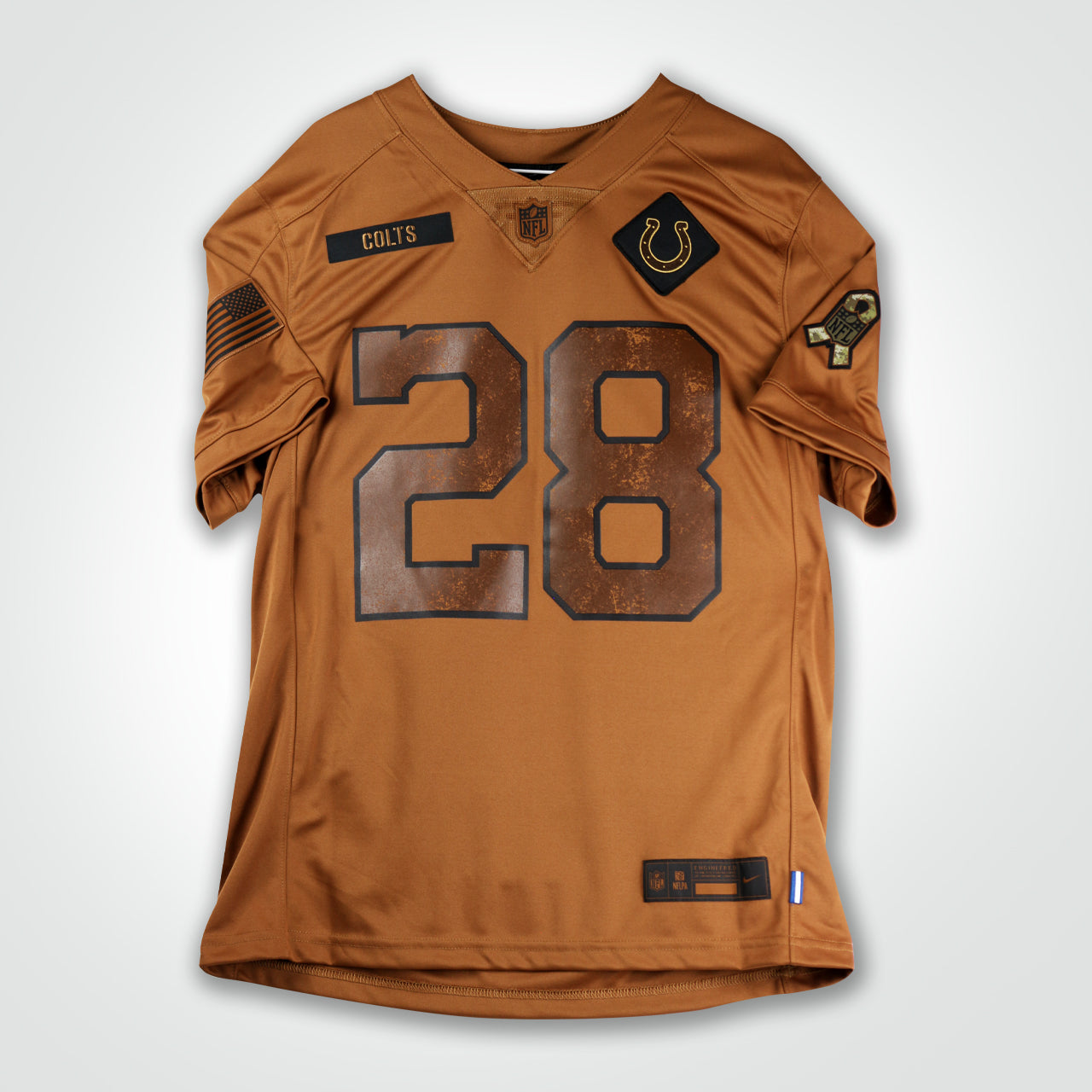 Jonathan Taylor Signed Colts Nike Salute to Service Jersey