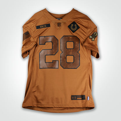 Jonathan Taylor Signed Colts Nike Salute to Service Jersey