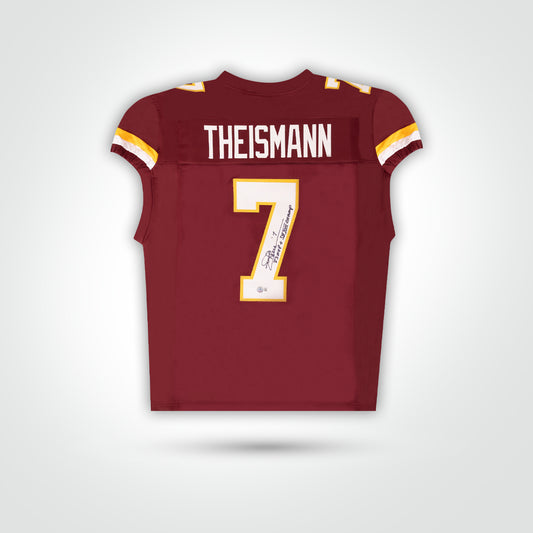 Joe Theismann Signed Commanders Jersey Inscribed "83 MVP + SB XVII Champ"
