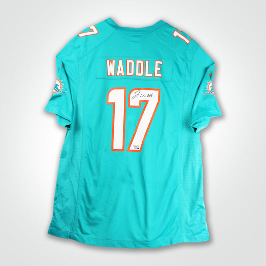 Jaylen Waddle Signed Dolphins Nike Game Jersey