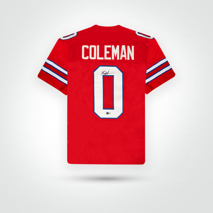 Keon Coleman Signed Jersey