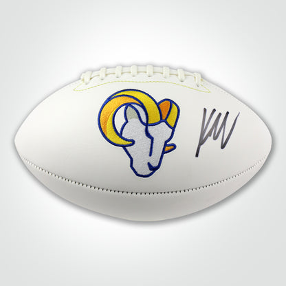 Kyren Williams Signed Rams White Panel Football