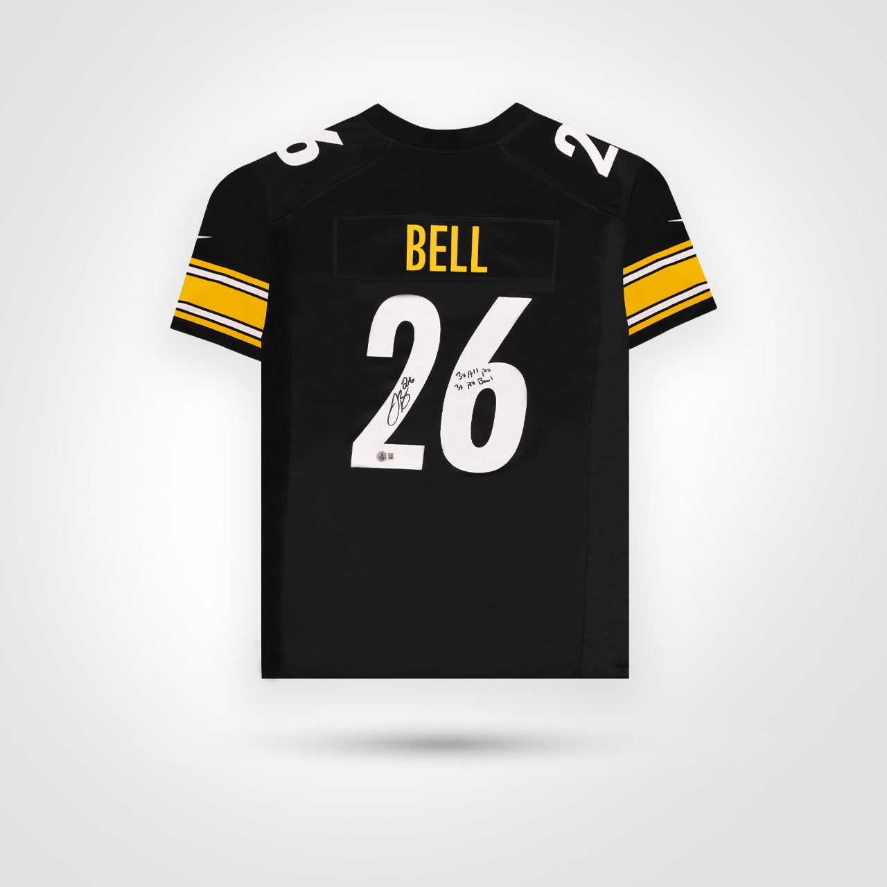 Le'Veon Bell Signed Steelers Nike Game Jersey Inscribed "3x All Pro, 3x Pro Bowl"