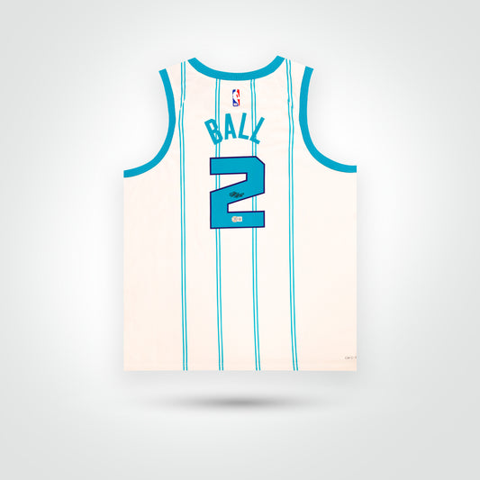 Lamelo Ball Signed Hornets Nike Swingman Jersey