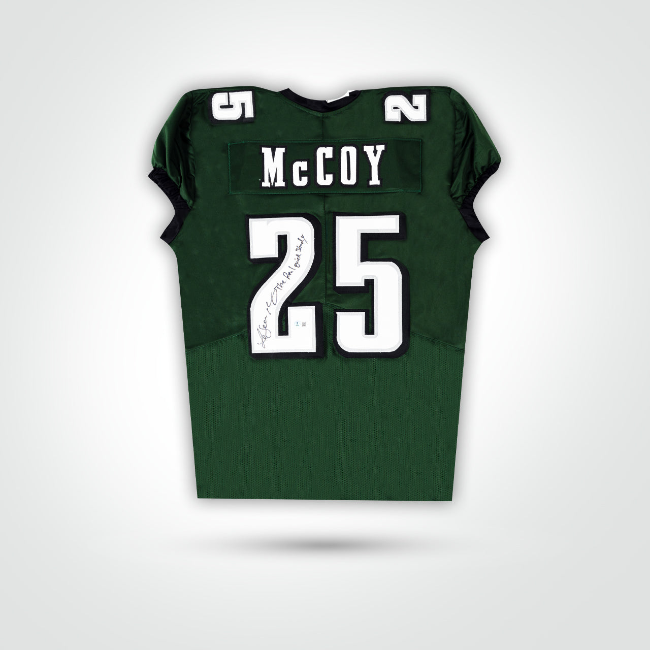 Lesean McCoy Signed Jersey Inscribed "The Real Quick Shady"