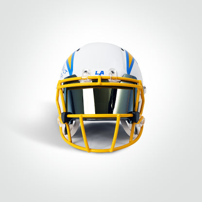 Ladd McConkey Signed Chargers Speed Full Size Replica Helmet Inscribed "Bolt Up!"