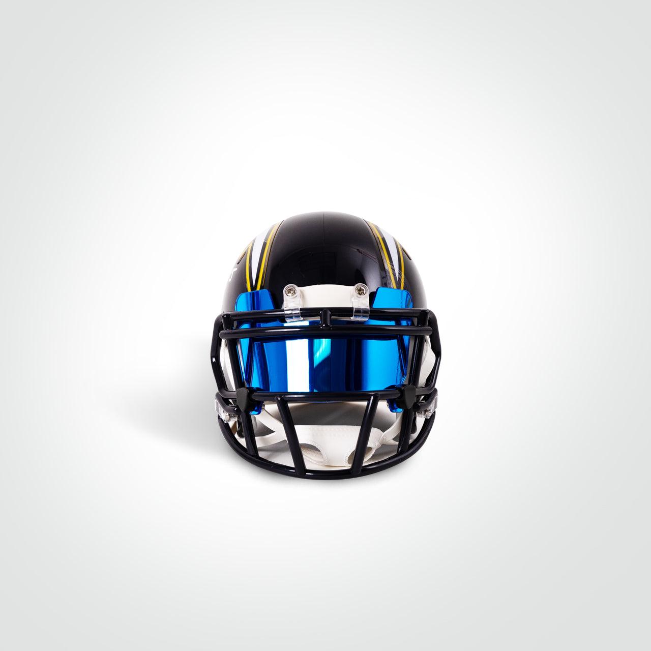 Ladd McConkey Signed Chargers Throwback Mini Helmet