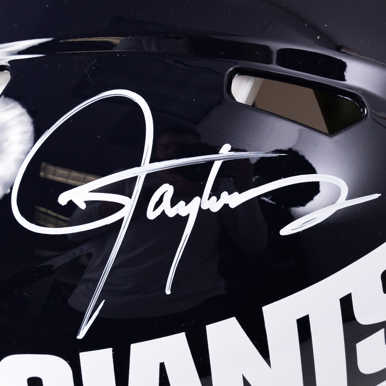 Lawrence Taylor Signed Giants Throwback Speed Full Size Authentic Helmet