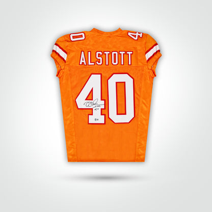 Mike Alstott Signed Jersey