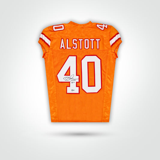 Mike Alstott Signed Jersey