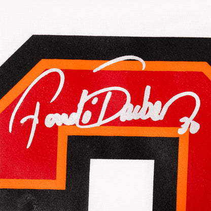 Mike Alstott, Warren Sapp, & Ronde Barber Triple Signed Buccaneers Nike Game Jersey Inscribed "Gruden Bowl"