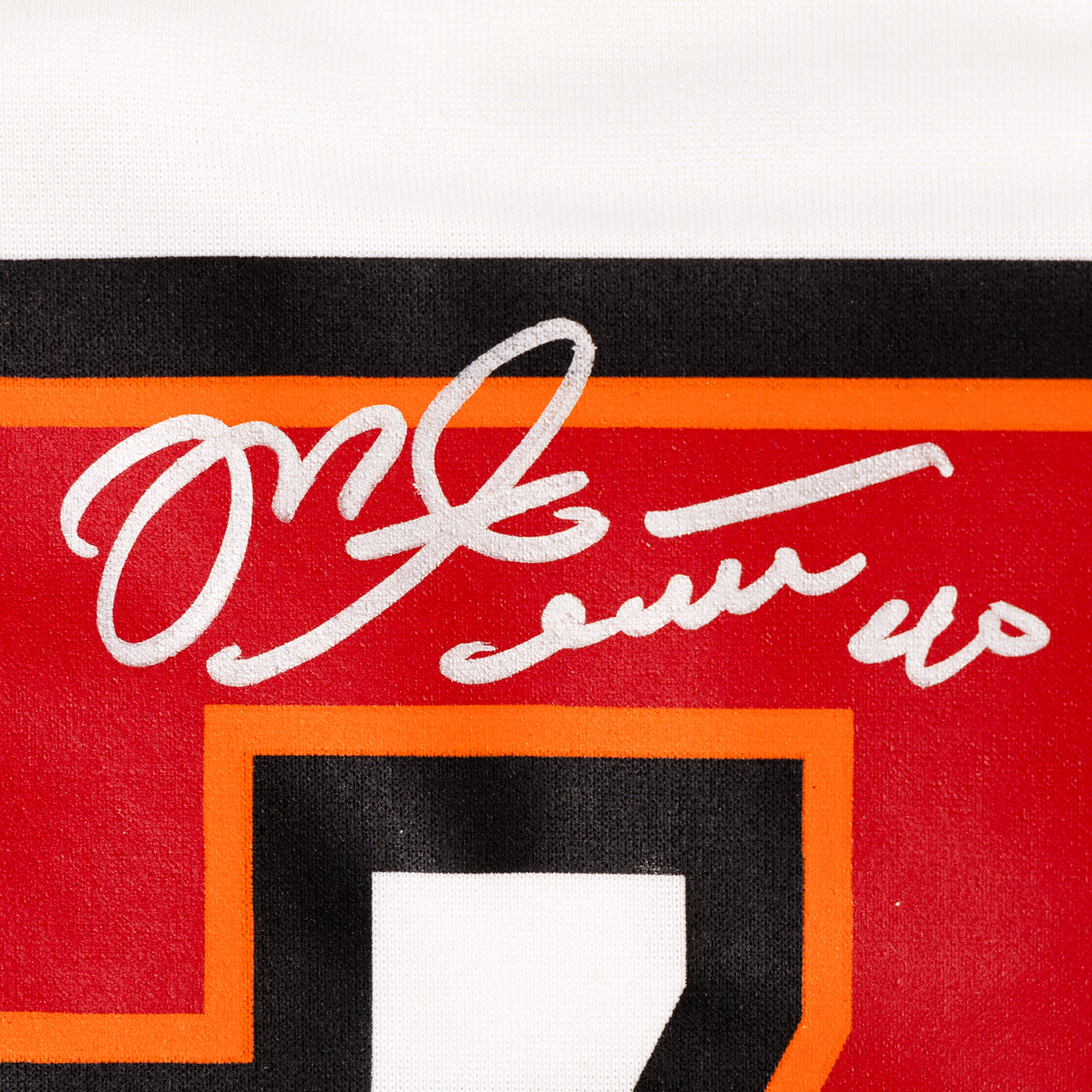 Mike Alstott, Warren Sapp, & Ronde Barber Triple Signed Buccaneers Nike Game Jersey Inscribed "Gruden Bowl"