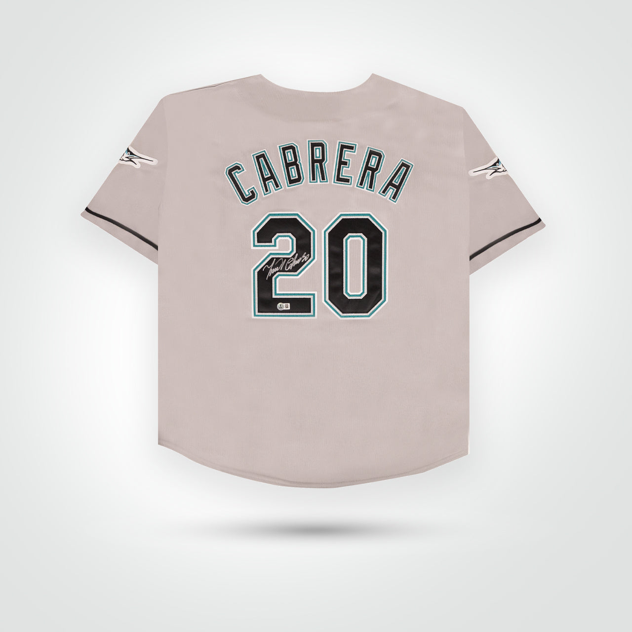 Miguel Cabrera Signed Marlins Majestic Jersey