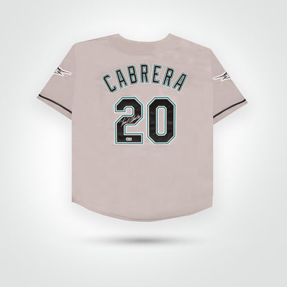 Miguel Cabrera Signed Marlins Majestic Jersey