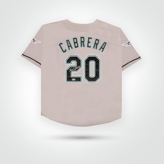 Miguel Cabrera Signed Marlins Majestic Jersey