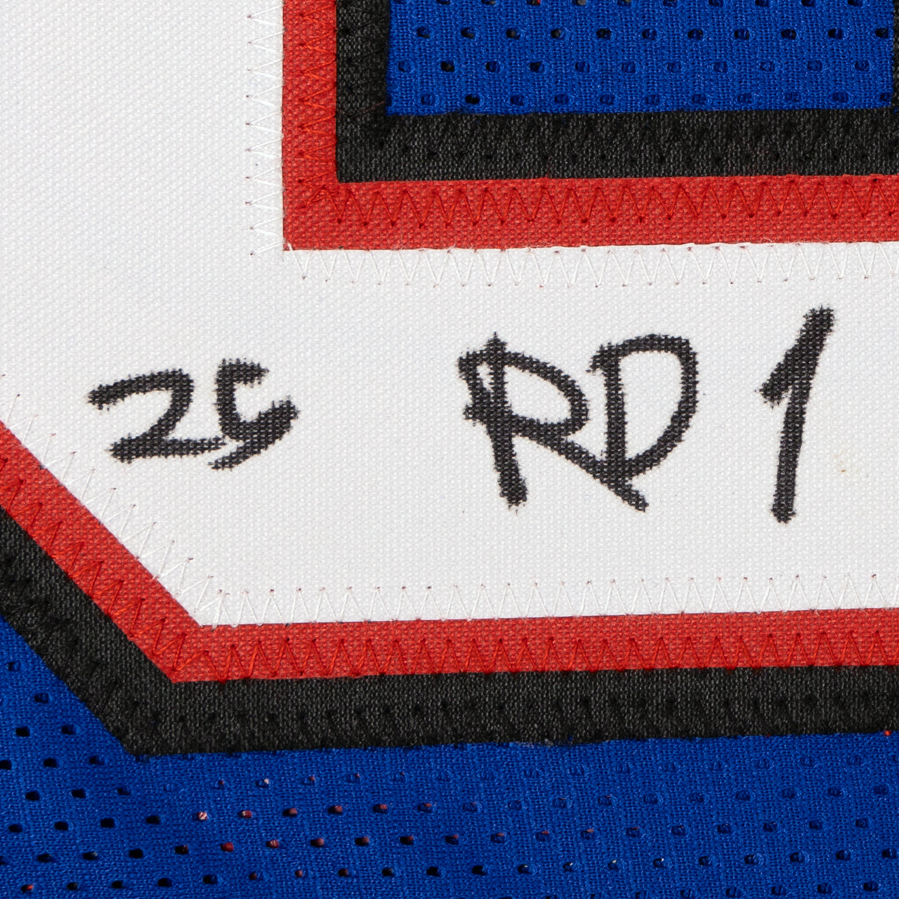Maxwell Harriston Signed Jersey Inscribed "25 RD 1, PK 30"