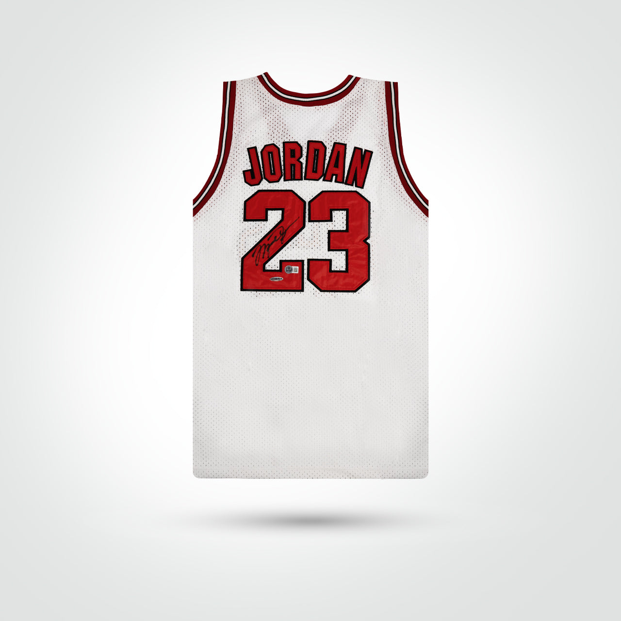 Michael Jordan Signed Bulls Champion Authentic Jersey