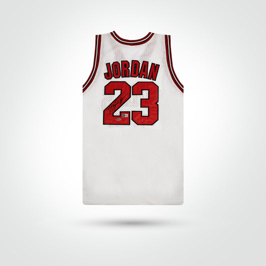 Michael Jordan Signed Bulls Champion Authentic Jersey