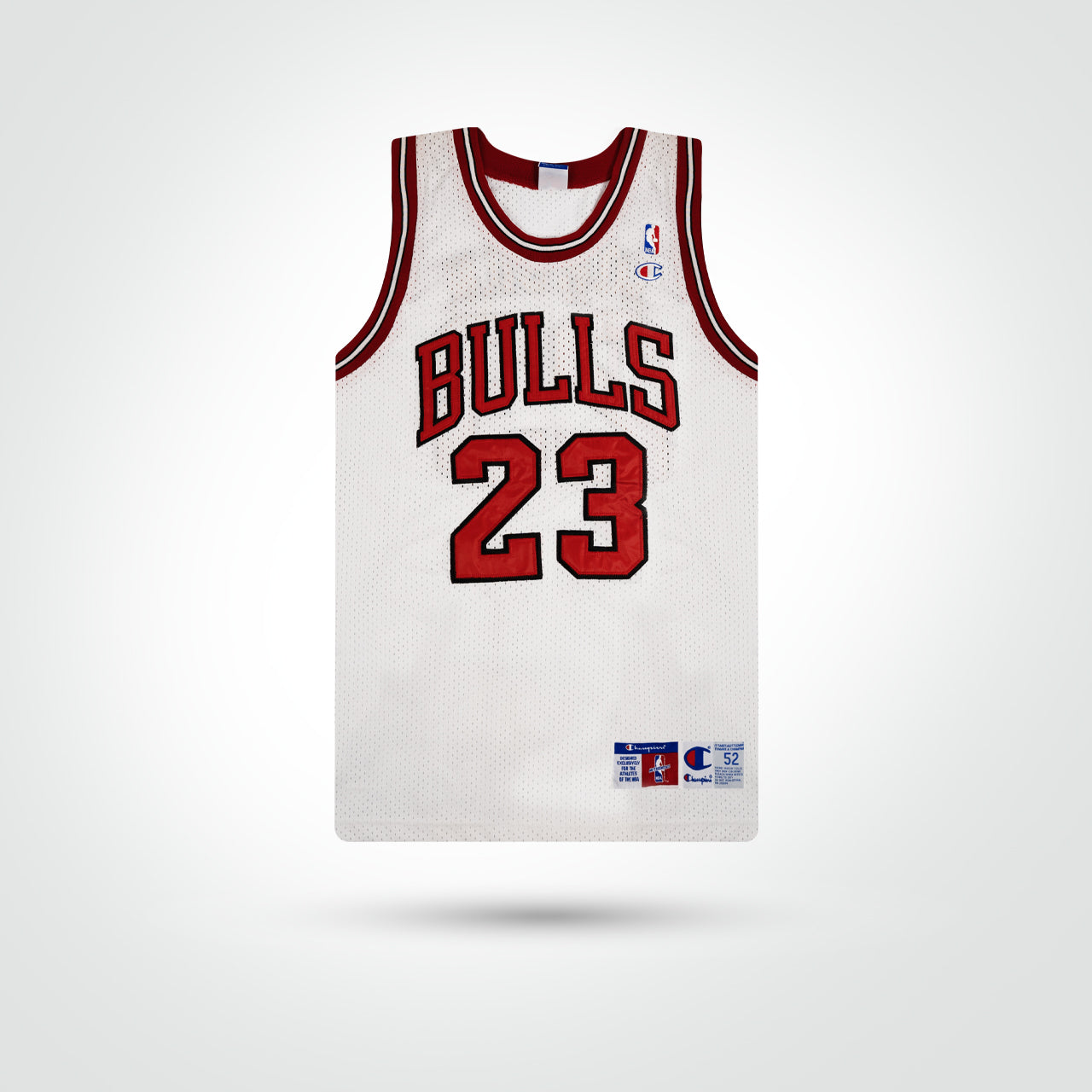 Michael Jordan Signed Bulls Champion Authentic Jersey