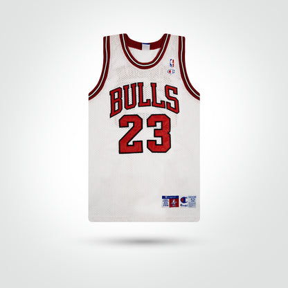 Michael Jordan Signed Bulls Champion Authentic Jersey
