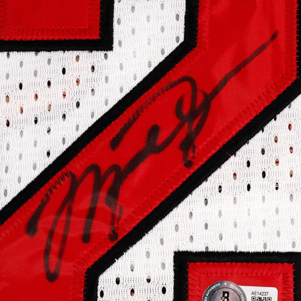Michael Jordan Signed Bulls Champion Authentic Jersey