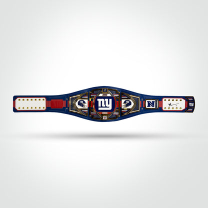 Malik Nabers Signed Giants WWE Belt