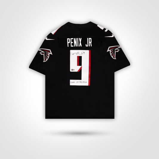 Michael Penix Signed Falcons Nike Limited Jersey Inscribed "2024 1st RD Pick"