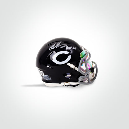 Mike Singletary Signed Bears Throwback Speed Mini Helmet