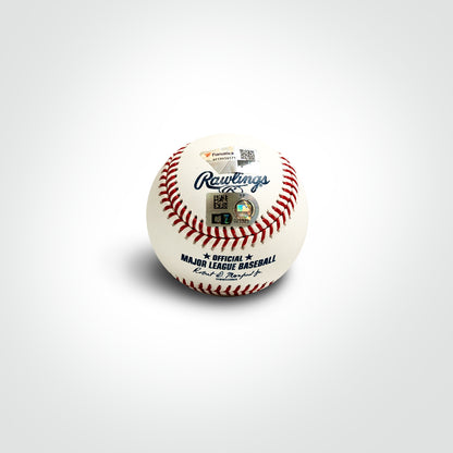 Mike Trout & Bryce Harper Dual Signed Official Major League Baseball Inscribed "2012 AL ROY" & "NL ROY 2021"