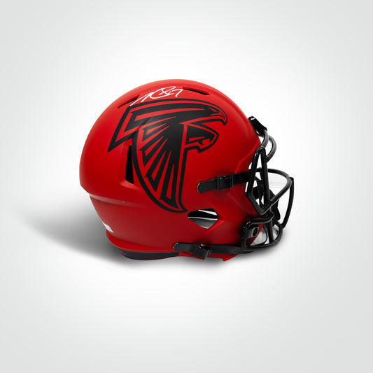 Michael Vick Signed Falcons Rave Full Size Replica Helmet